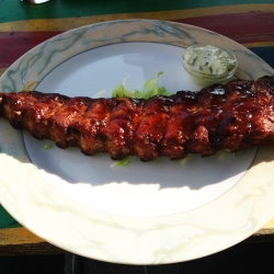 foto van de spareribs van De Fabriek